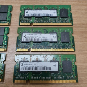 노트북 램 DDR2 1G, 512M DDR3 2G