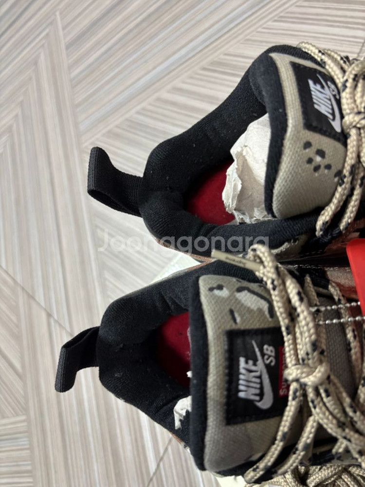 나이키 X 슈프림 SB 다윈 로우 데저트 카모--2