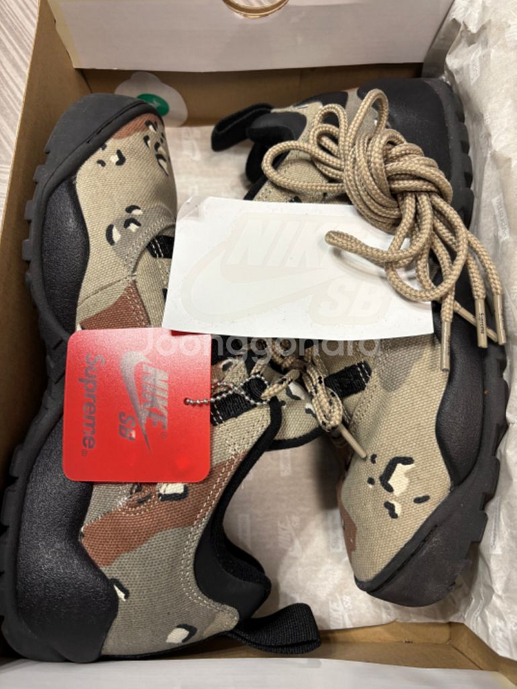 나이키 X 슈프림 SB 다윈 로우 데저트 카모--4