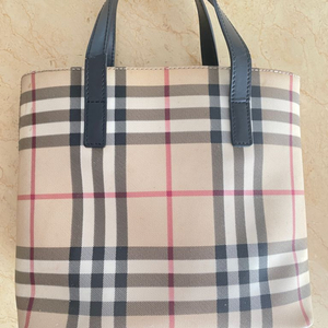 [Burberry] 버버리 노바체크 가죽 토트백