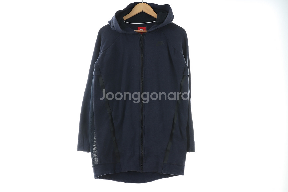 (M) 나이키 후드집업 네이비 테크팩 올드스쿨--1