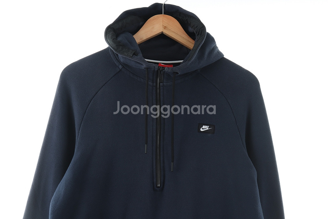(XL) 나이키 후드집업 네이비 테크팩 올드스쿨--2