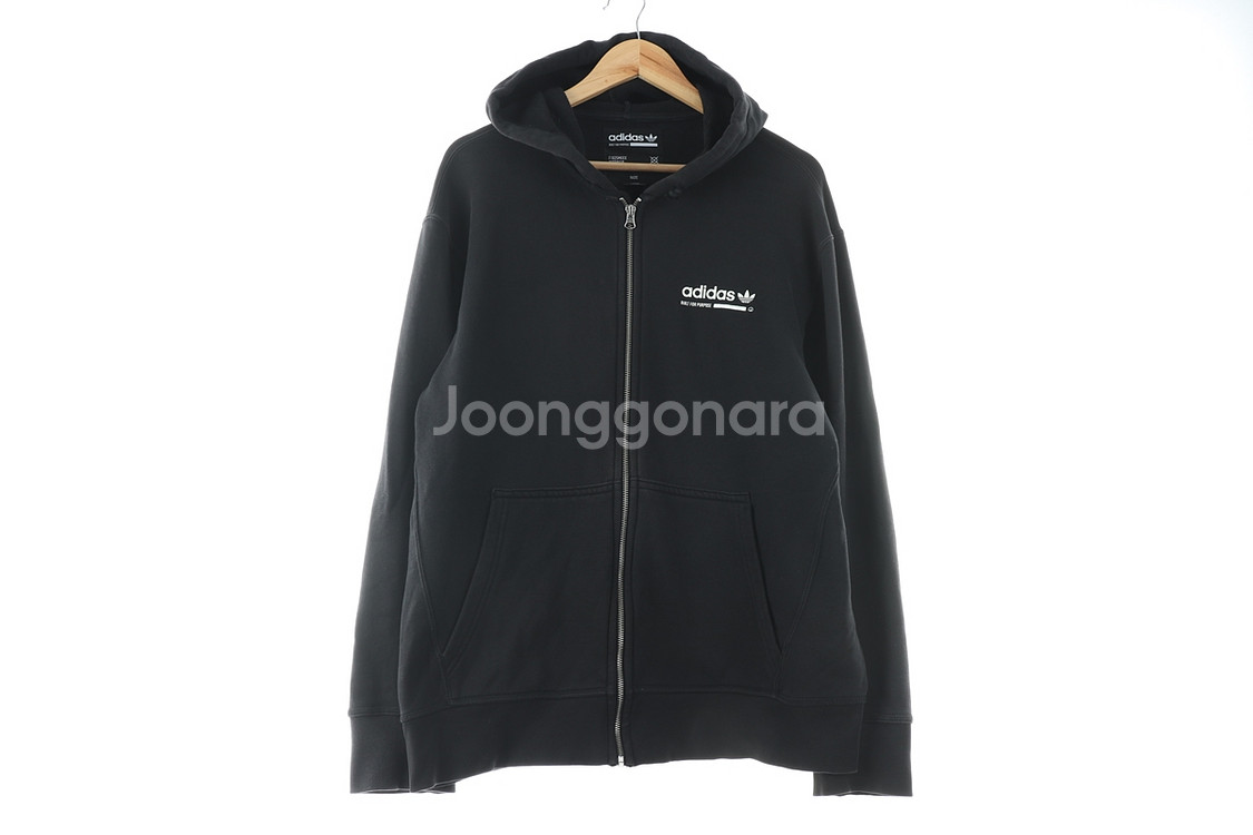 (2XL) 아디다스 후드집업 빅사이즈 프린팅 한정판--2