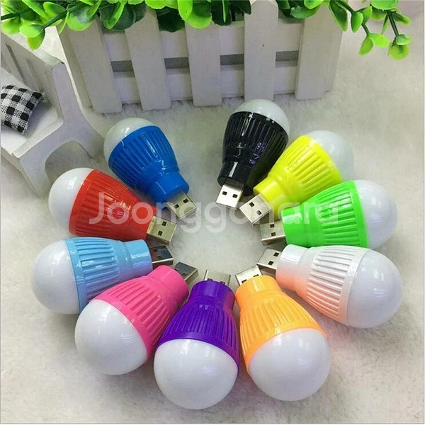 새 연두색 USB 미니 전구 간편 휴대용 LED--1