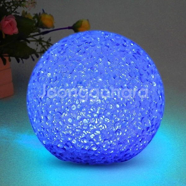 새 랜덤 발송 LED 공 무드등 3D 입체 힐링 조명--3