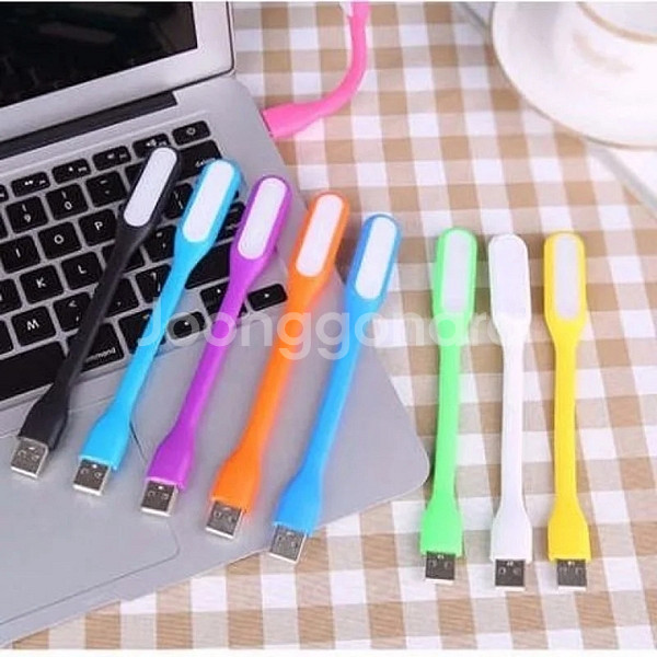 새 2개 랜덤 발송 책상용 USB LED 램프 조명--1