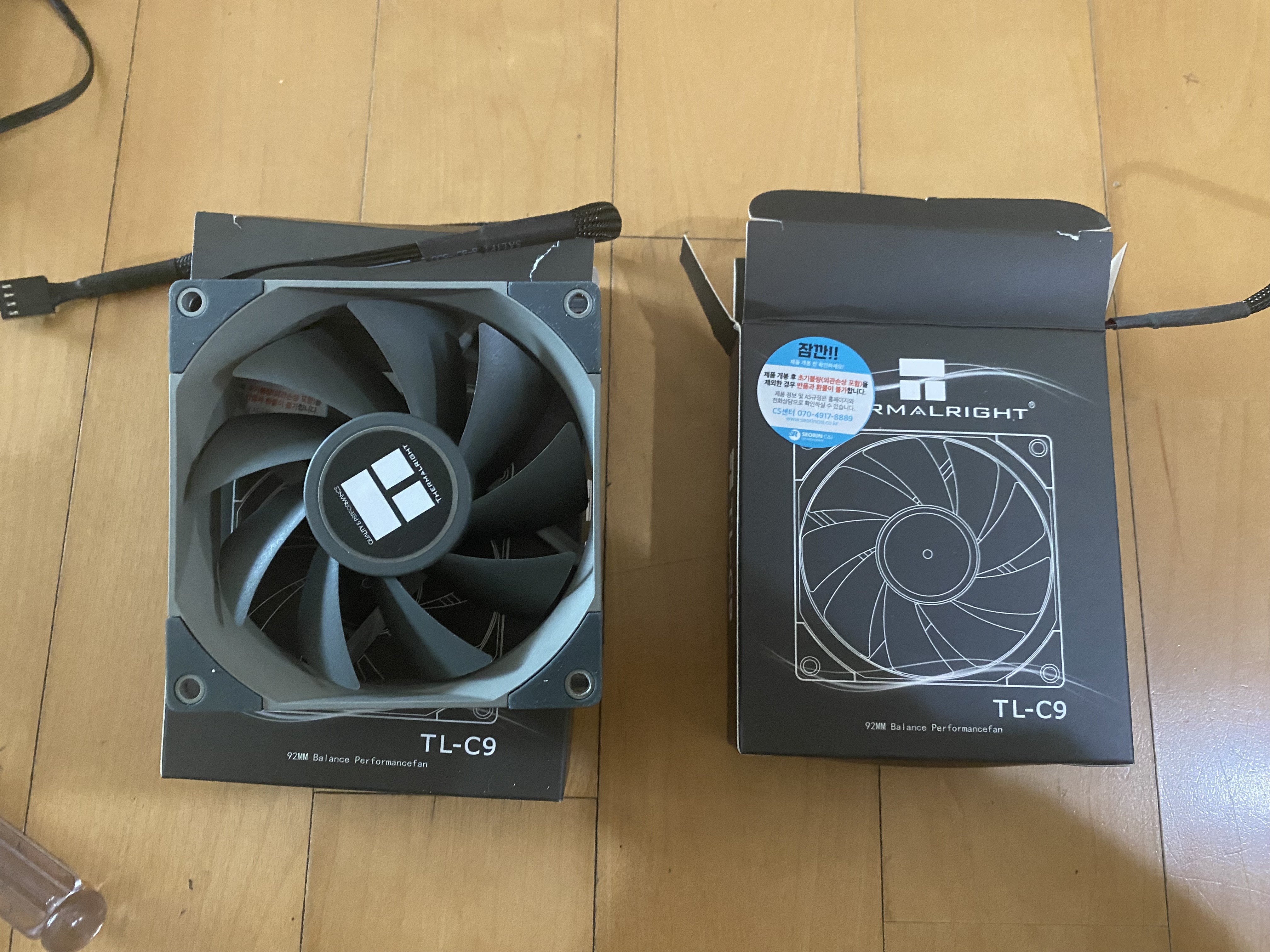 thermalright TL-C9 90mm 쿨러 2개