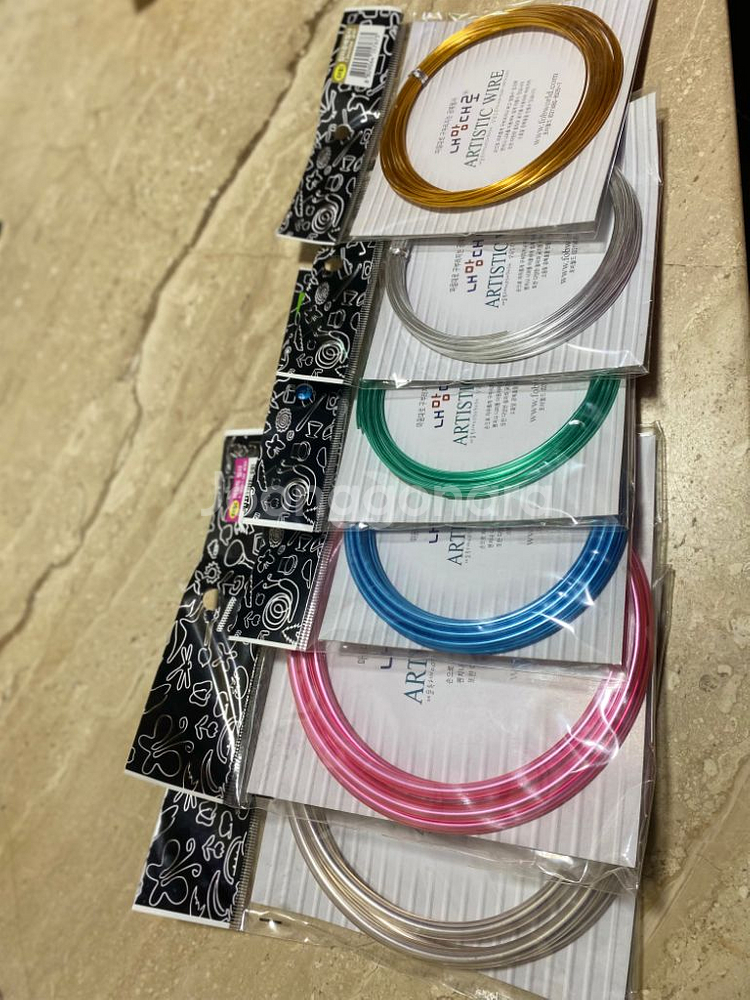 공예철사 6개--0