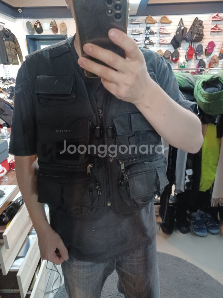 에이글 빈티지 멀티포켓 조끼 xl--6