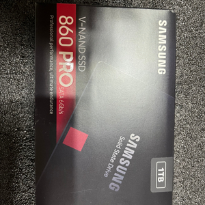 삼성 860PRO SSD 1TB/mz-76p1t0bw