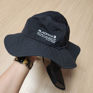 블랙야크 키즈 모자 자외선차단기능성 차양막모자