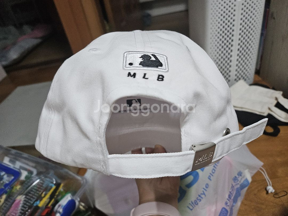 mlb 언스트럭쳐 볼캡 화이트--3