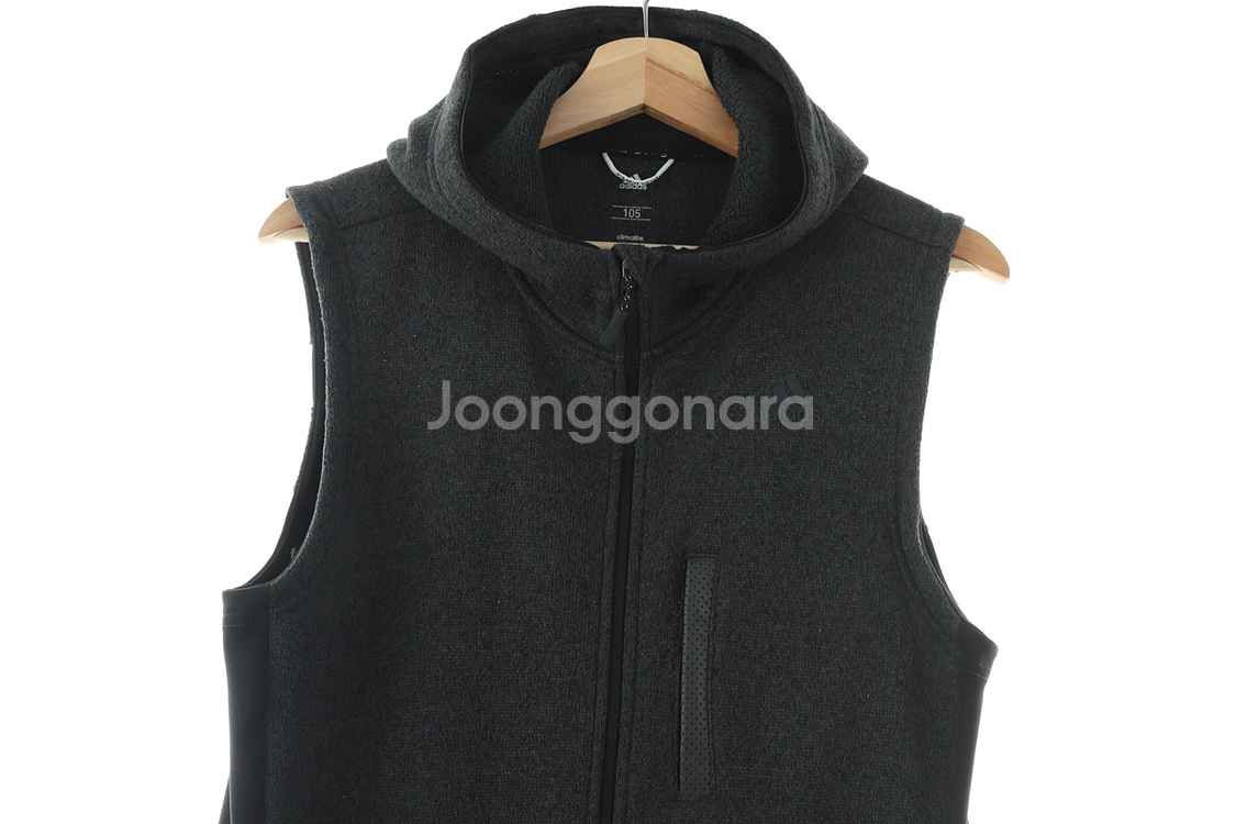 (XL) 아디다스 후드집업 그레이 조끼 한정판--1