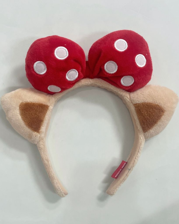 롯데월드 머리띠+ 메신저 가방--1