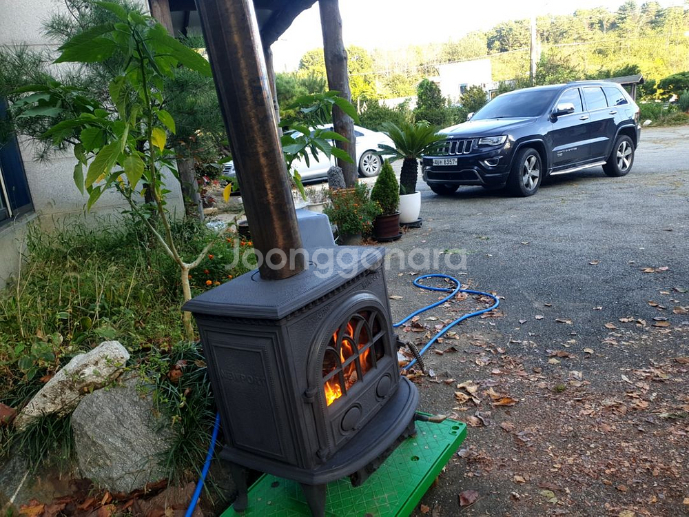 주물난로 화목난로 인테리어 엔틱 난로--4