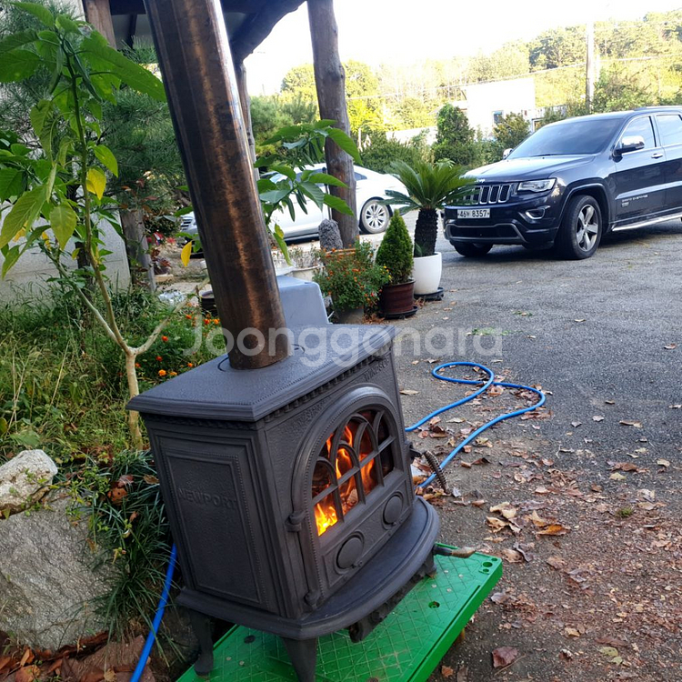 주물난로 화목난로 인테리어 엔틱 난로--5