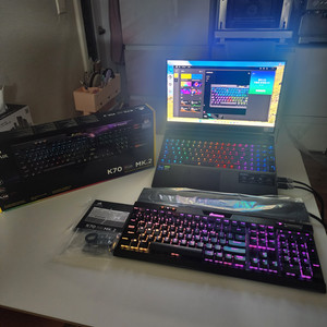 커세어 K70 RGB MK.2 갈축 게이밍 키보드