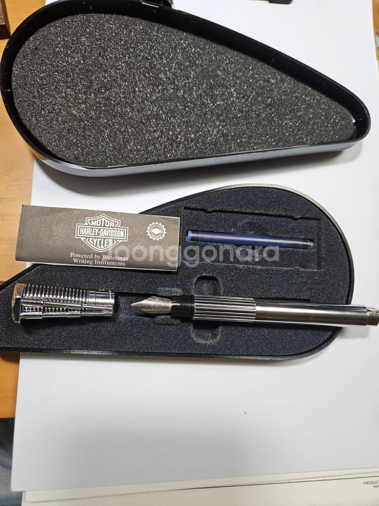 워터맨 할리데이비슨 콜라보 만년필 M닙--1