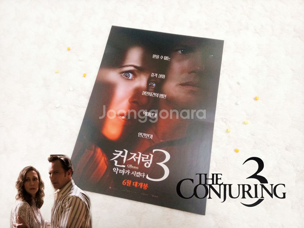 + 제임스완 감독 영화 컨저링 시리즈 포스터 팜플렛 +--2