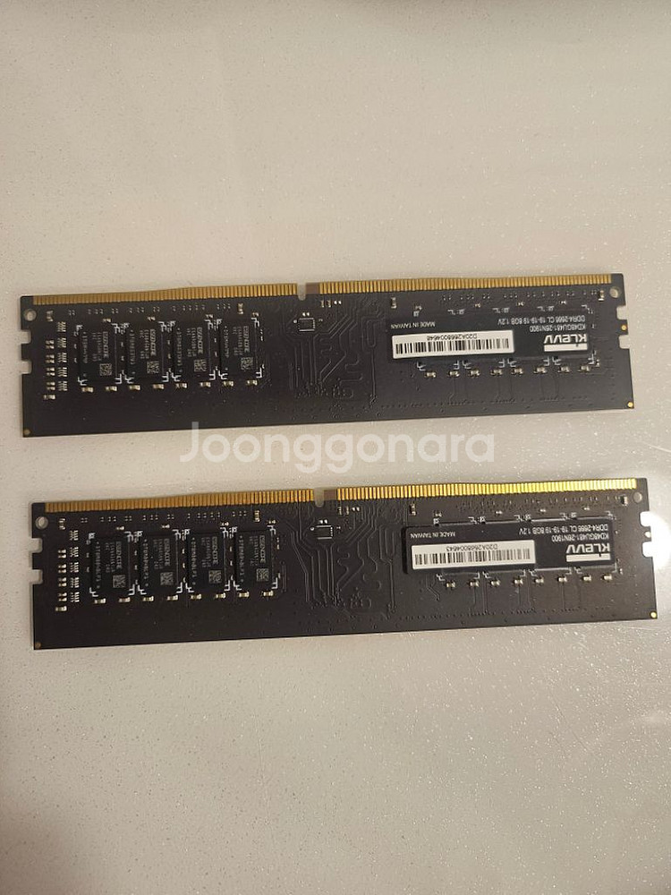 클레브 흑금치 ddr4 16Gb 메모리 램 (8gb *--0