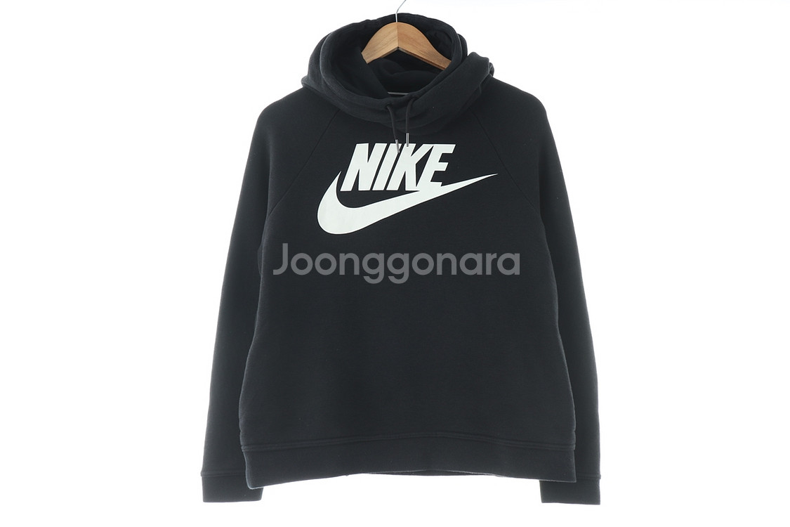 W(M) 나이키 후드티셔츠 블랙 테크팩 기모--1