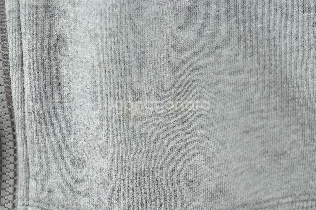 (XL) 챔피온 후드집업 작은오염 그레이 올드스쿨--4