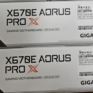 미개봉 GIGABYTE X670E AORUS PRO X