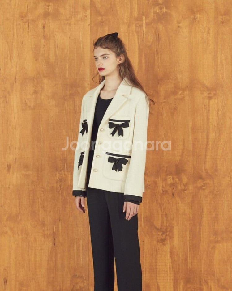 [쟈니헤잇재즈] 리본트위드자켓 새상품--5