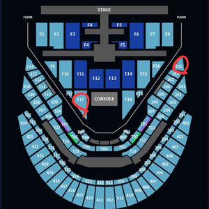 엔시티 NCT127 콘서트(막콘) 101구역 1석양도