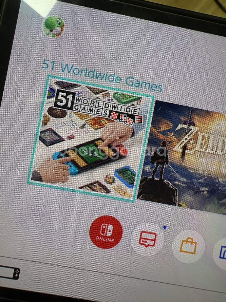 닌텐도 스위치 OLED 25 + 추가 디지털 게임4종--4