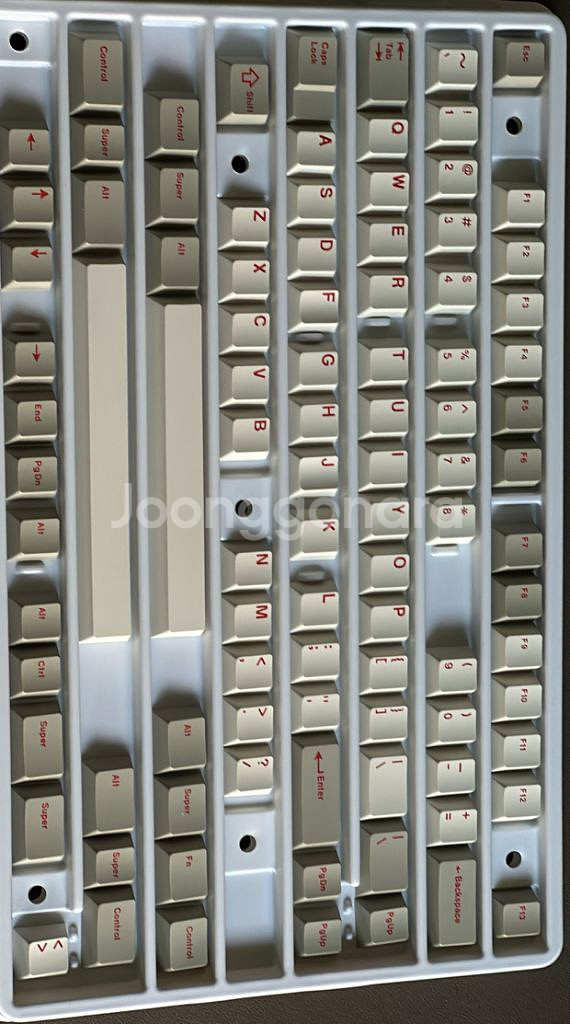 키코보 레드얼럿 키캡 베이스+레드얼럿 팝니다--0