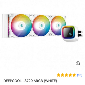 딥쿨 수냉쿨러 Deepcool ls720argb 화이트