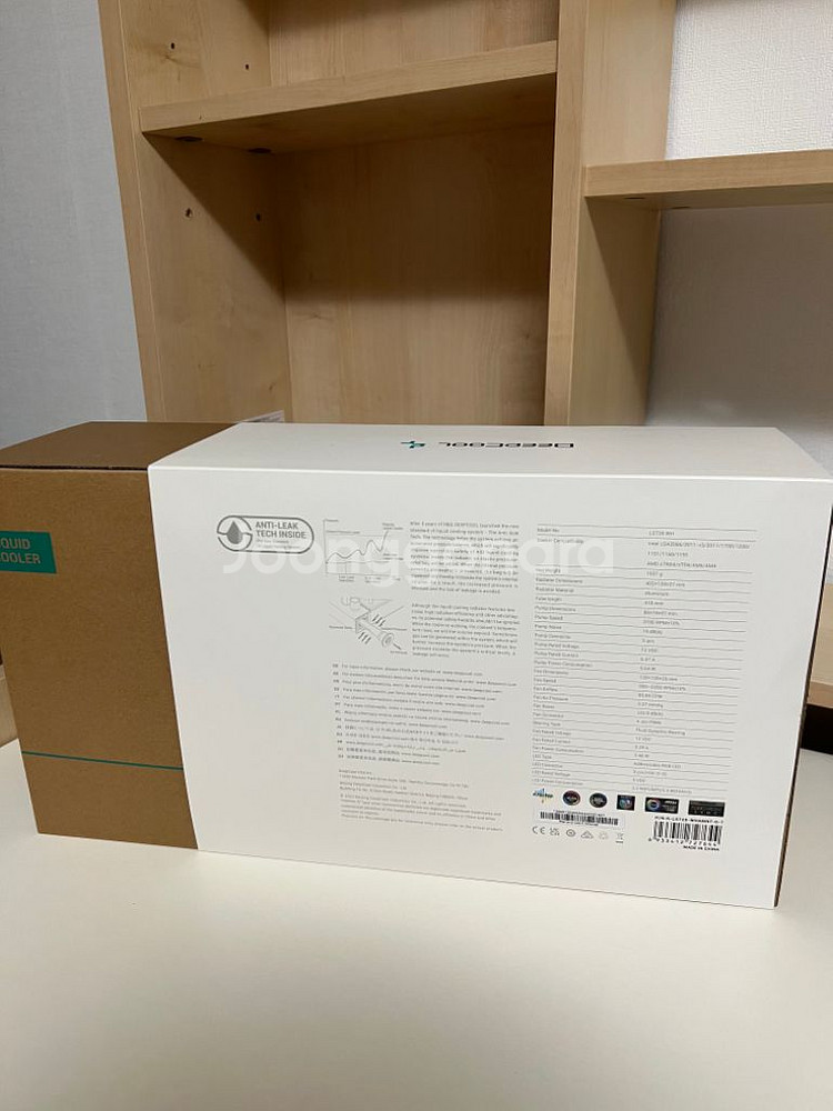딥쿨수냉쿨러Deepcool ls720argb화이트미사용--2