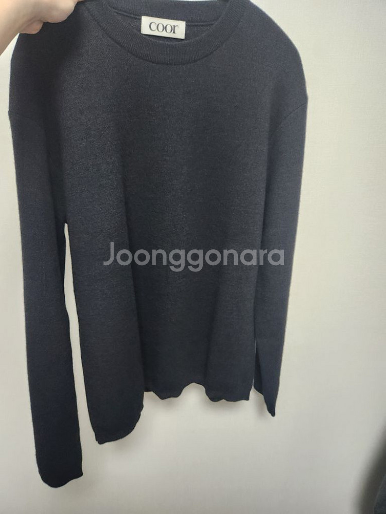 쿠어 니트 블랙--1