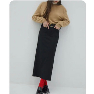 디애퍼쳐 solane skirt /블랙/ S사이즈