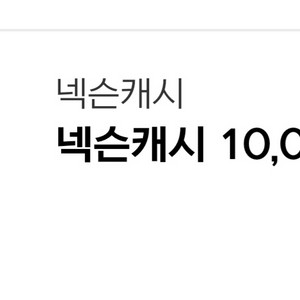 넥슨캐시 10000원