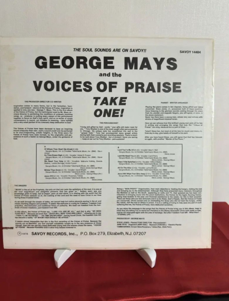 George Mays 찬양앨범(LP) 이미지