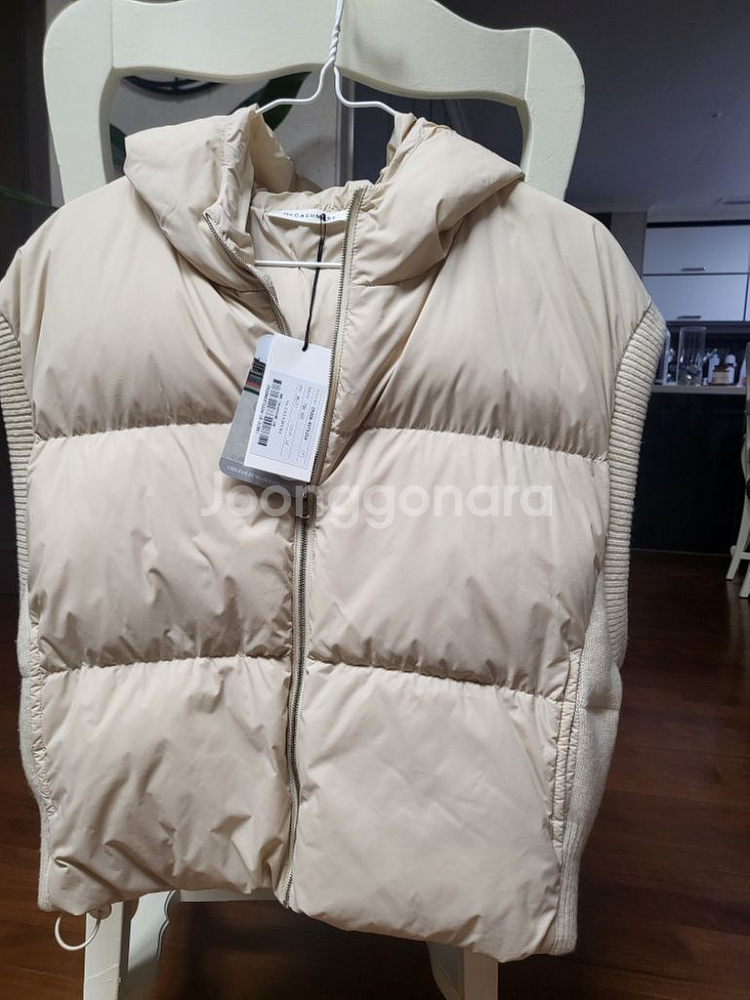 더캐시미어 패딩 조끼--8