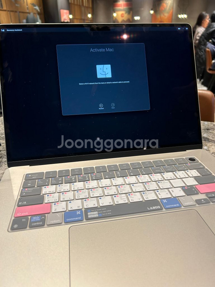 맥북에어 M2/15인치/16GB/1TB/실버 급처--2