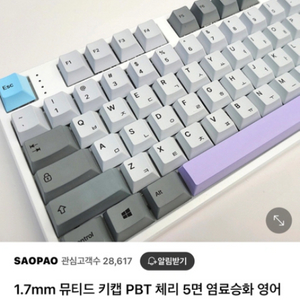 사오파오 뮤티드 키캡