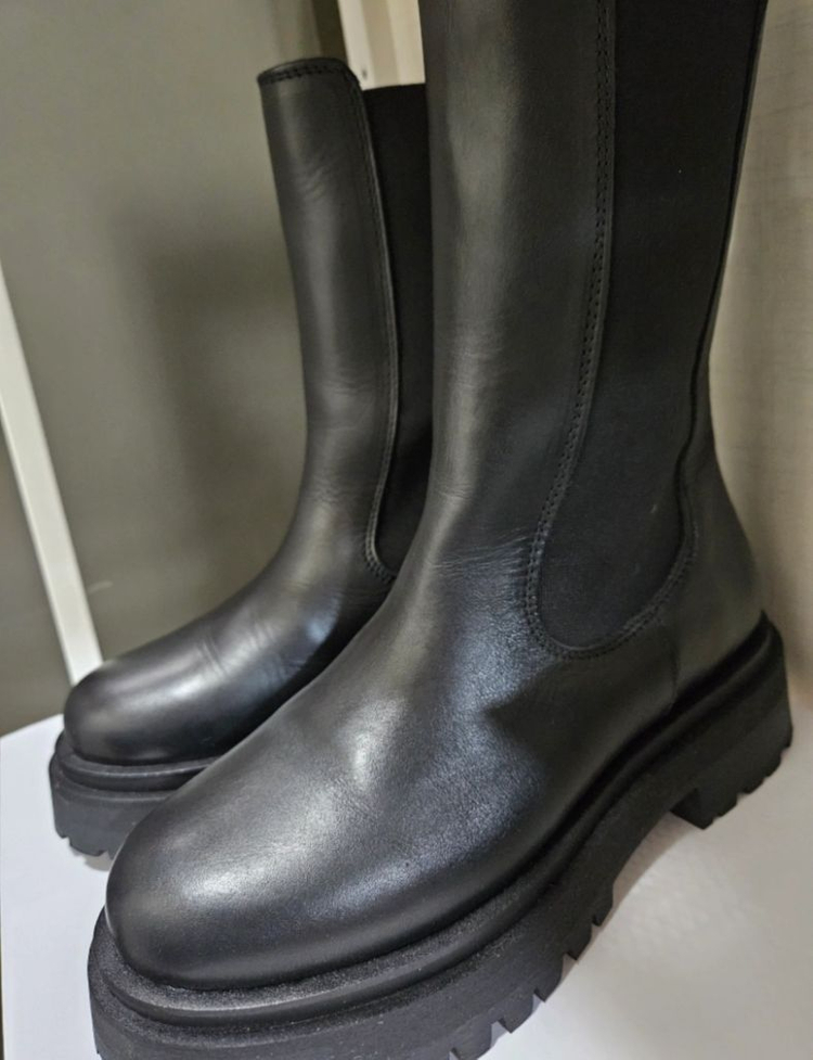 앤아더스토리즈 청키 첼시 레더부츠36--2