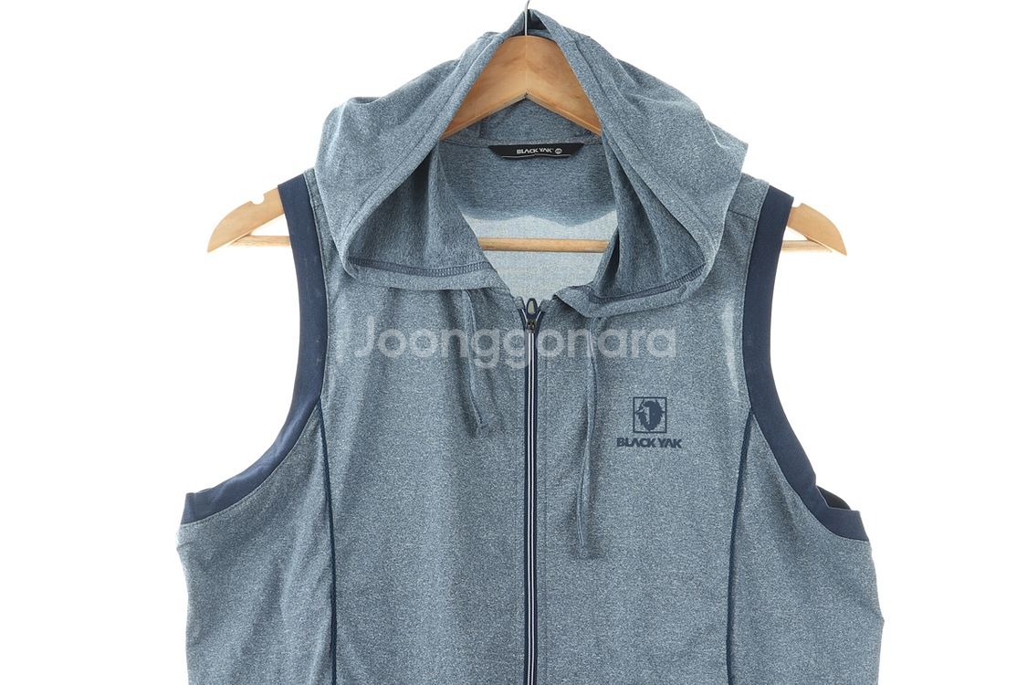 (XL) 블랙야크 후드집업 블루 조끼 올드스쿨--1