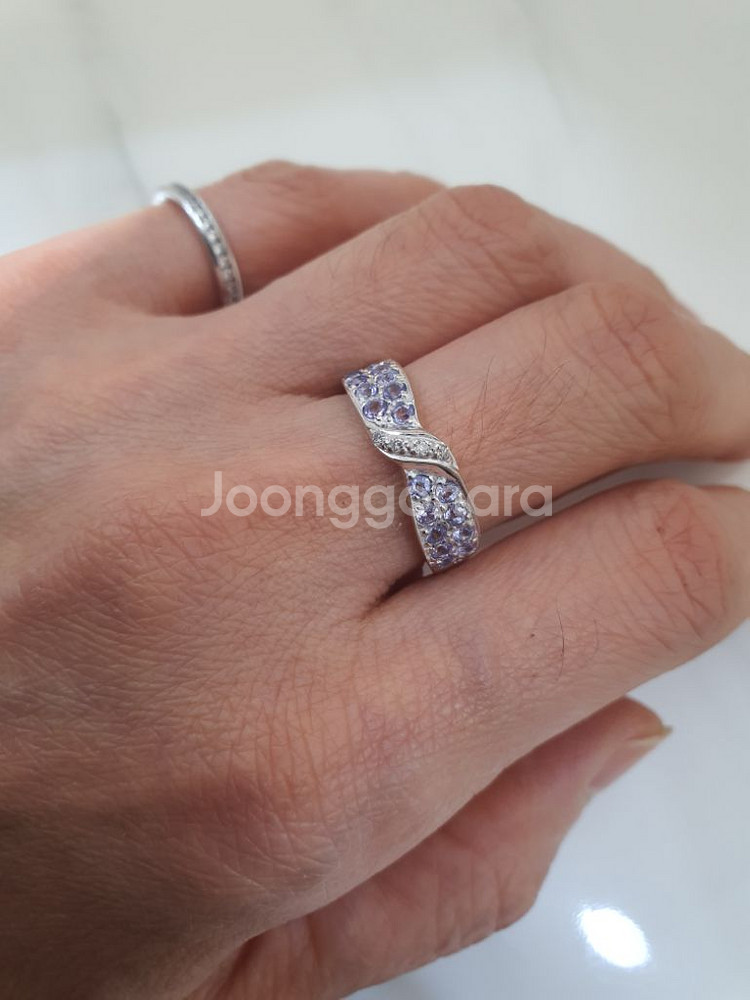 14k 리얼화이트 반지--1