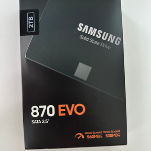 삼성 SSD 870 EVO 2TB