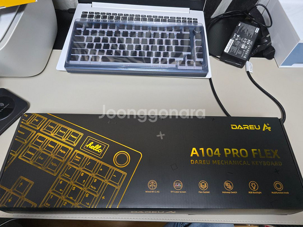 다얼유 a104 pro flex 유무선 기계식키보드--3
