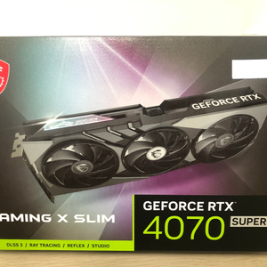 미개봉) RTX 4070 SUPER 게이밍 X 슬림