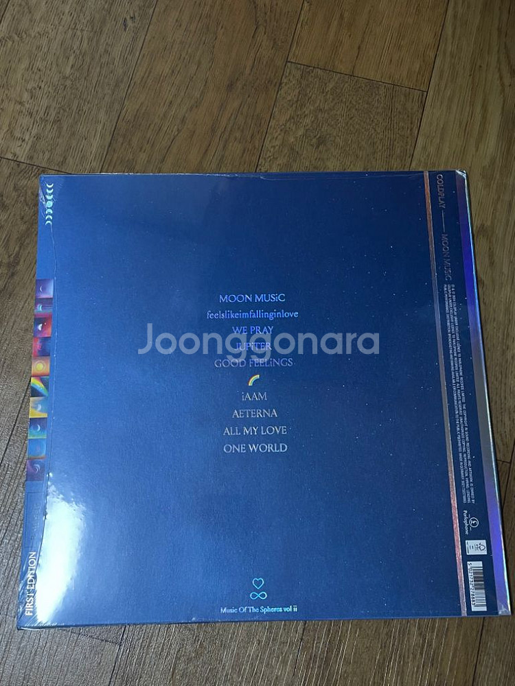 콜드플레이 - moon music lp 사인카드반--2