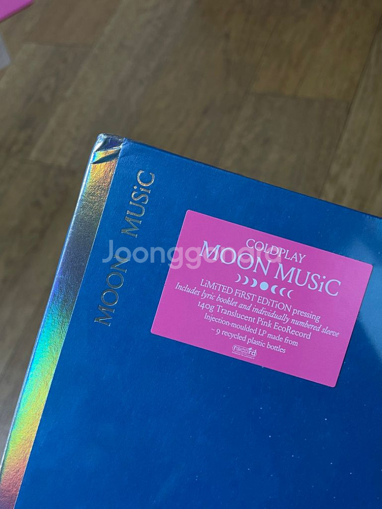 콜드플레이 - moon music lp 사인카드반--3