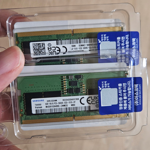 ddr5-5600 삼성 노트북용 램 8기가 2개