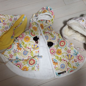 여아 모자 목도리 세트